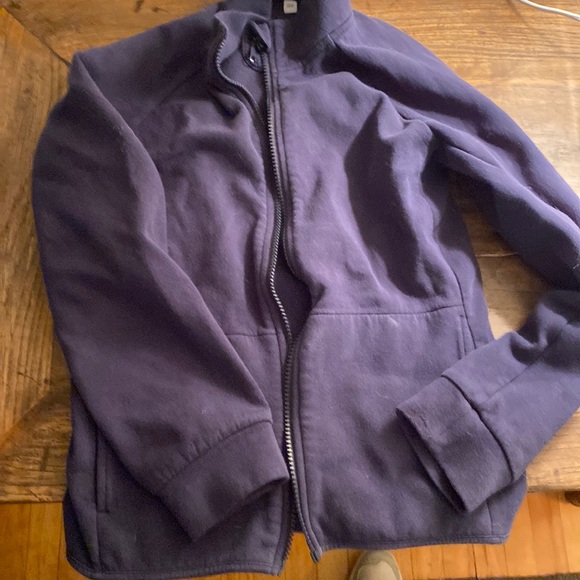 Muji navy zip up sweatshirt 150cm - Picture 1 of 4
